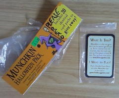 Munchkin Halloween Pack: 1x 4-Card Packs: 1st Print 2014 READ DESCRIPTION*